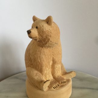 Bobby in Eiche 13cm, mit oder ohne Sockel